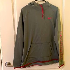 Nike hooded grey sweatshirt